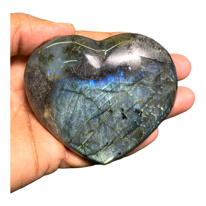 Labradorite Heart