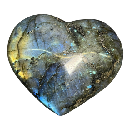 Labradorite Heart