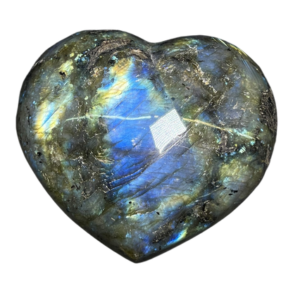 Labradorite Heart