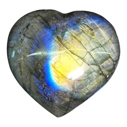 Labradorite Heart