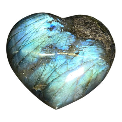 Labradorite Heart