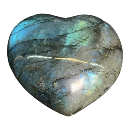 Labradorite Heart
