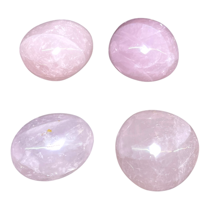 Rose Quartz Palm( 4 Pcs)