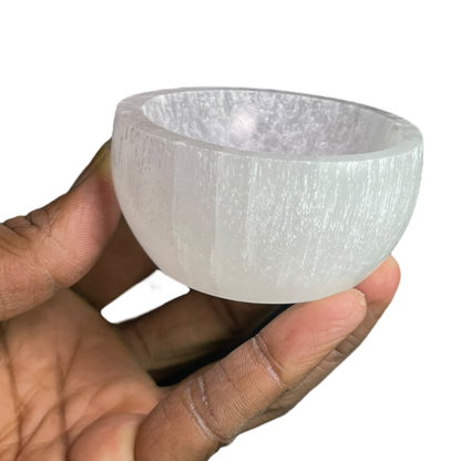 Selenite  White Bowl