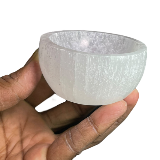 Selenite  White Bowl