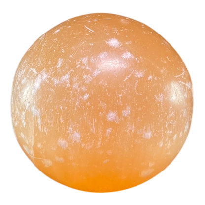Selenite Sphere Orange