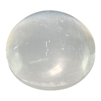 Selenite Palm Stone
