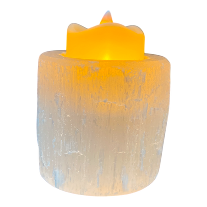 Selenite Candle  Holder