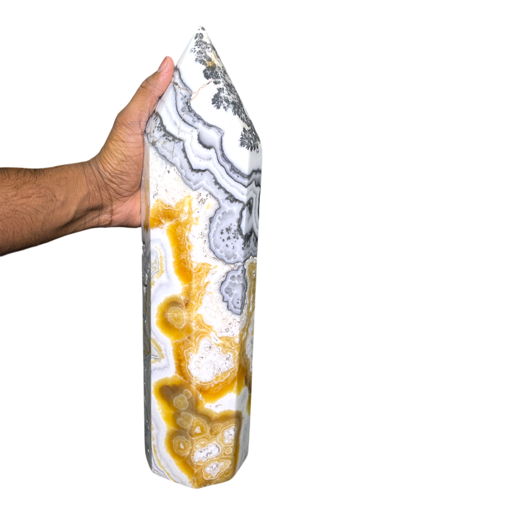 Zebra Calcite Tower