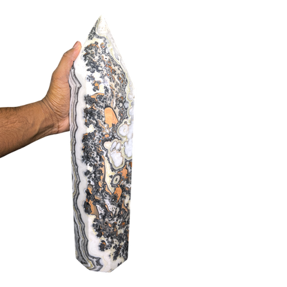Zebra Calcite Tower