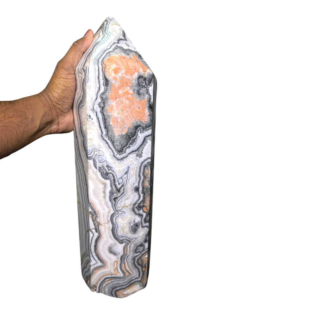 Zebra Calcite Tower