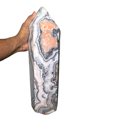 Zebra Calcite Tower