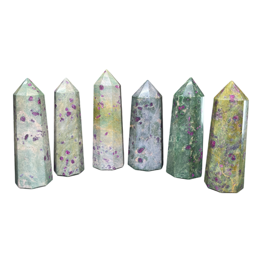 Ruby Fuchsite Tower