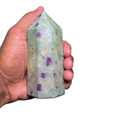 Ruby Fuchsite  Tower