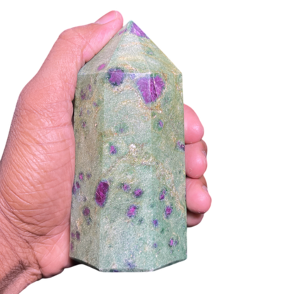 Ruby Fuchsite  Tower