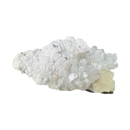 Green Apophyllite with Stilbite
