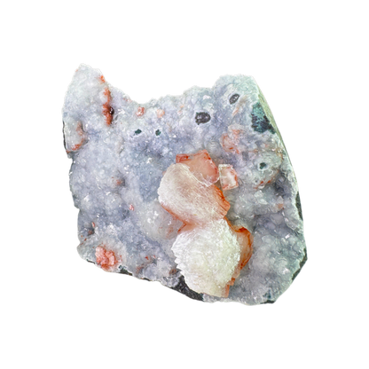 Red Apophyllite With Mordenite and Stilbite