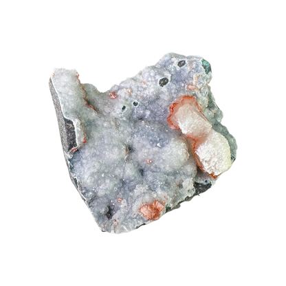Red Apophyllite With Mordenite and Stilbite