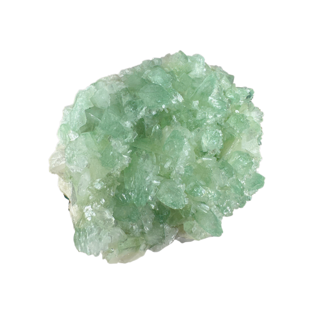 Green Apophyllite with Stilbite