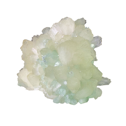 Green Apophyllite with Stilbite