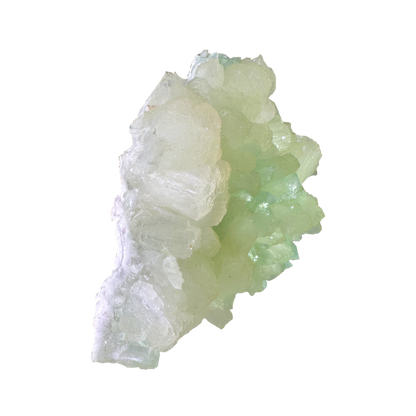 Green Apophyllite with Stilbite