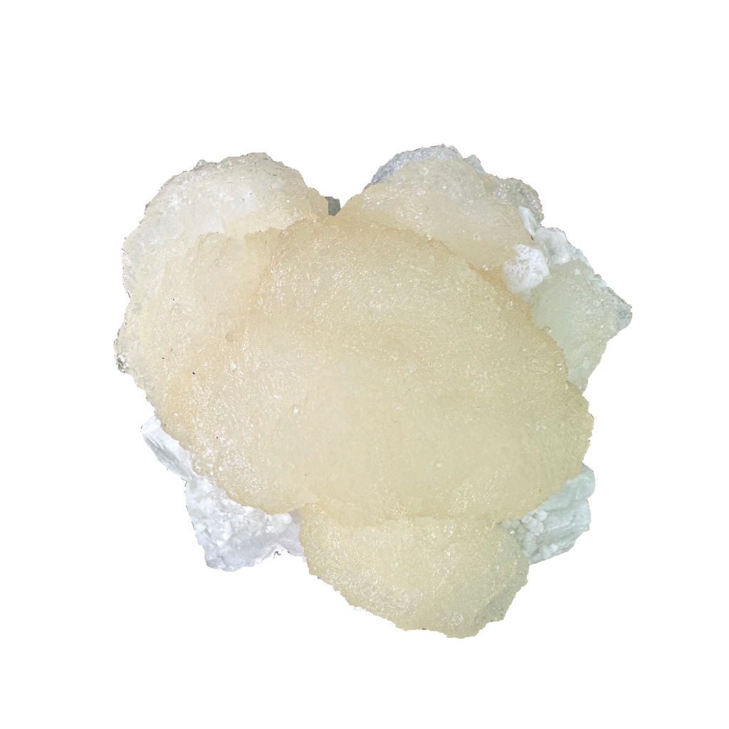 Stilbite on Apophyllite