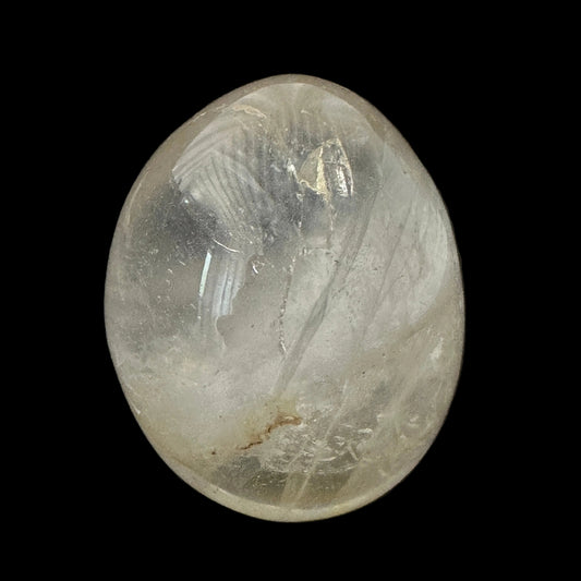 Quartz Egg on Quartz Stand