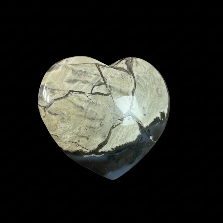 Septarian Agate Heart
