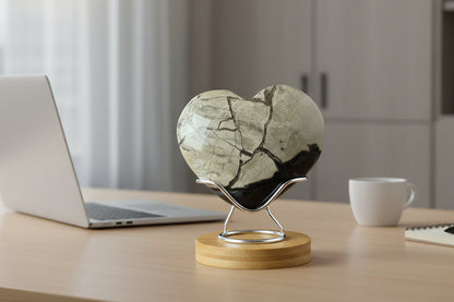 Septarian Agate Heart