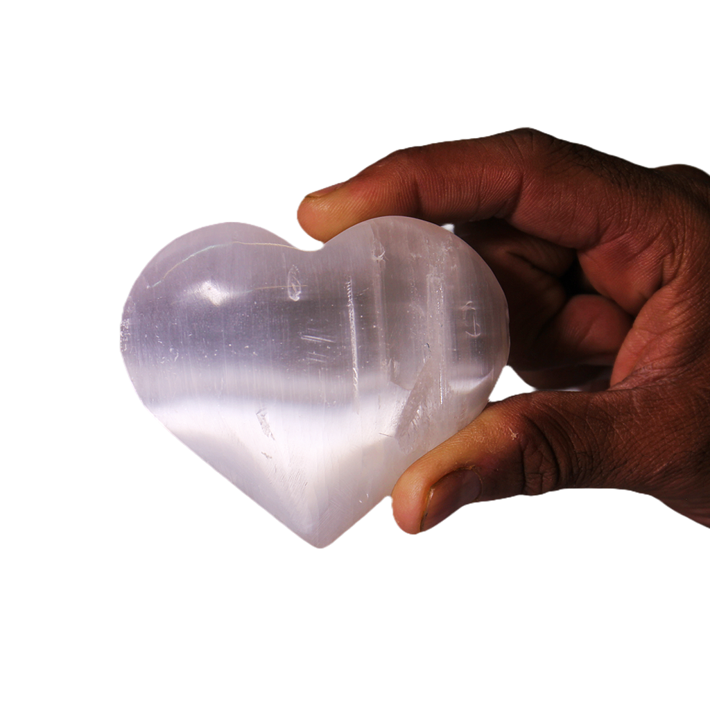 Selenite Heart