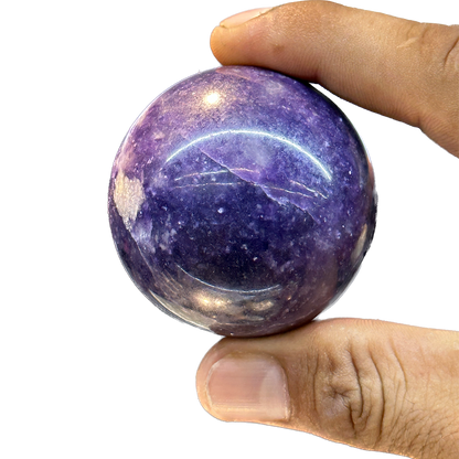 Lepidolite Sphere