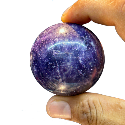 Lepidolite Sphere