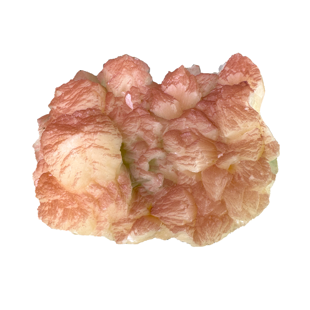 Stilbite with Light Green Apophyllite & Celadonite
