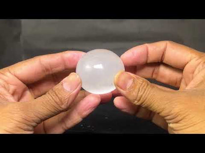 Selenite Sphere White