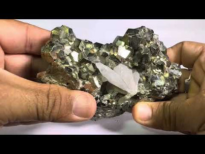 Quartz in Pyrite