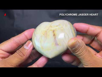 Polychrome Jasper Heart