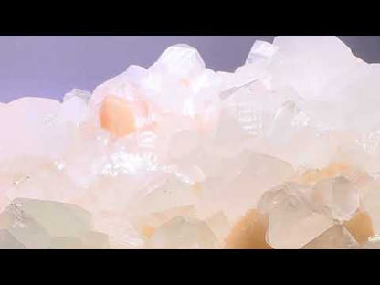 Cubic Apophyllite with Stilbite