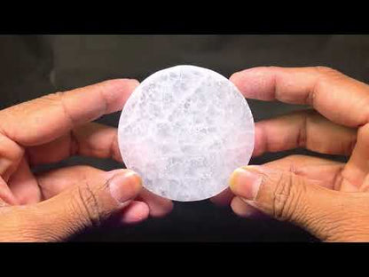 Selenite Coaster White