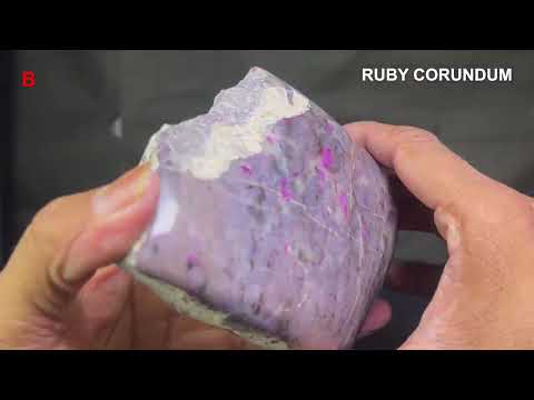 Ruby Corundum Mineral Specimen | Natural Ruby Corundum | Crystal