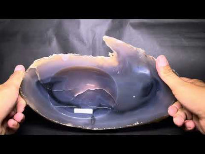 Agate Bowl with Stone