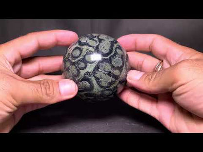 Orbicular Jasper Sphere