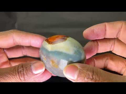 Polychrome  Jasper  Palm (4Pcs)