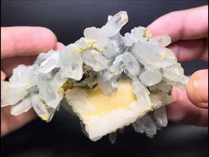Quartz with Coated Calcite